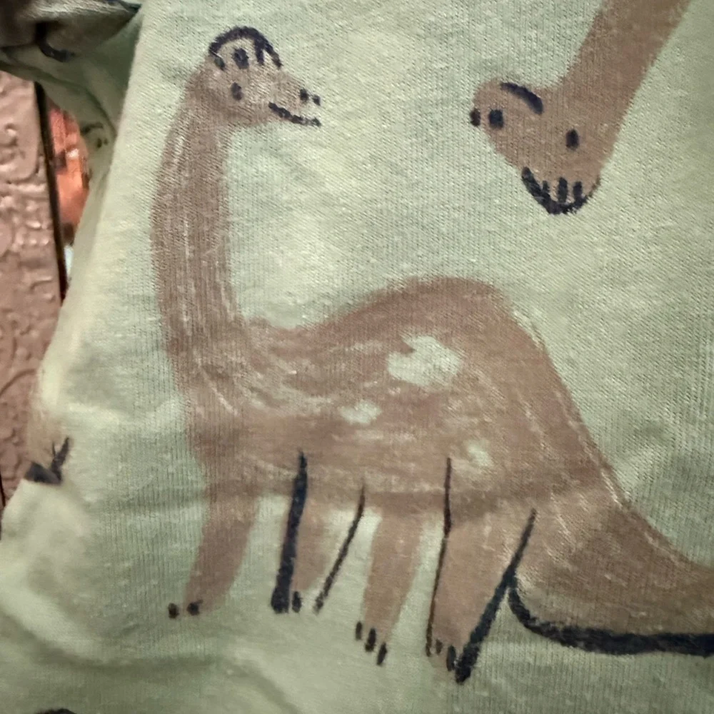 Carter's Light Green Baby Tee with Subtle Print